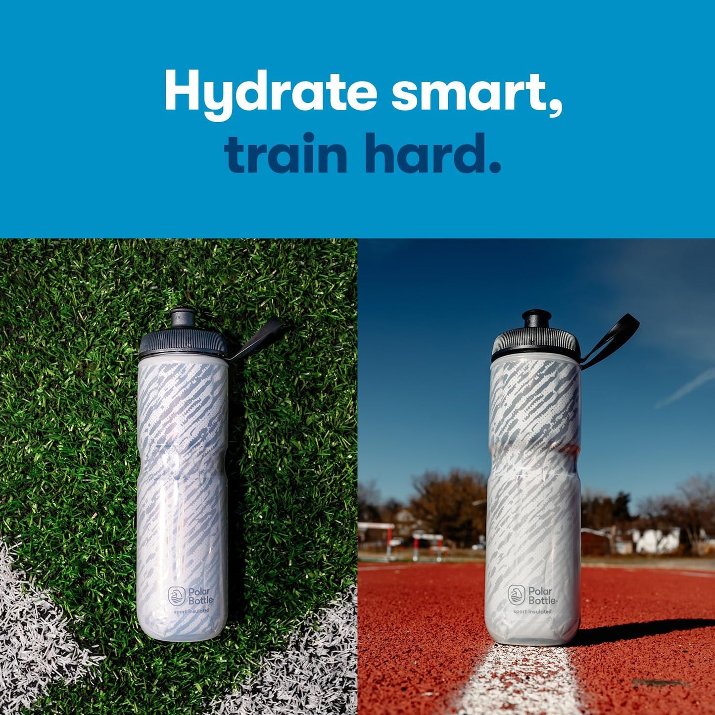 Sport Insulated by Hydrapak (20Oz & 24Oz) – Leak Proof Water Bottles Keep Water Cooler 2X Longer than a Regular Reusable Water Bottle