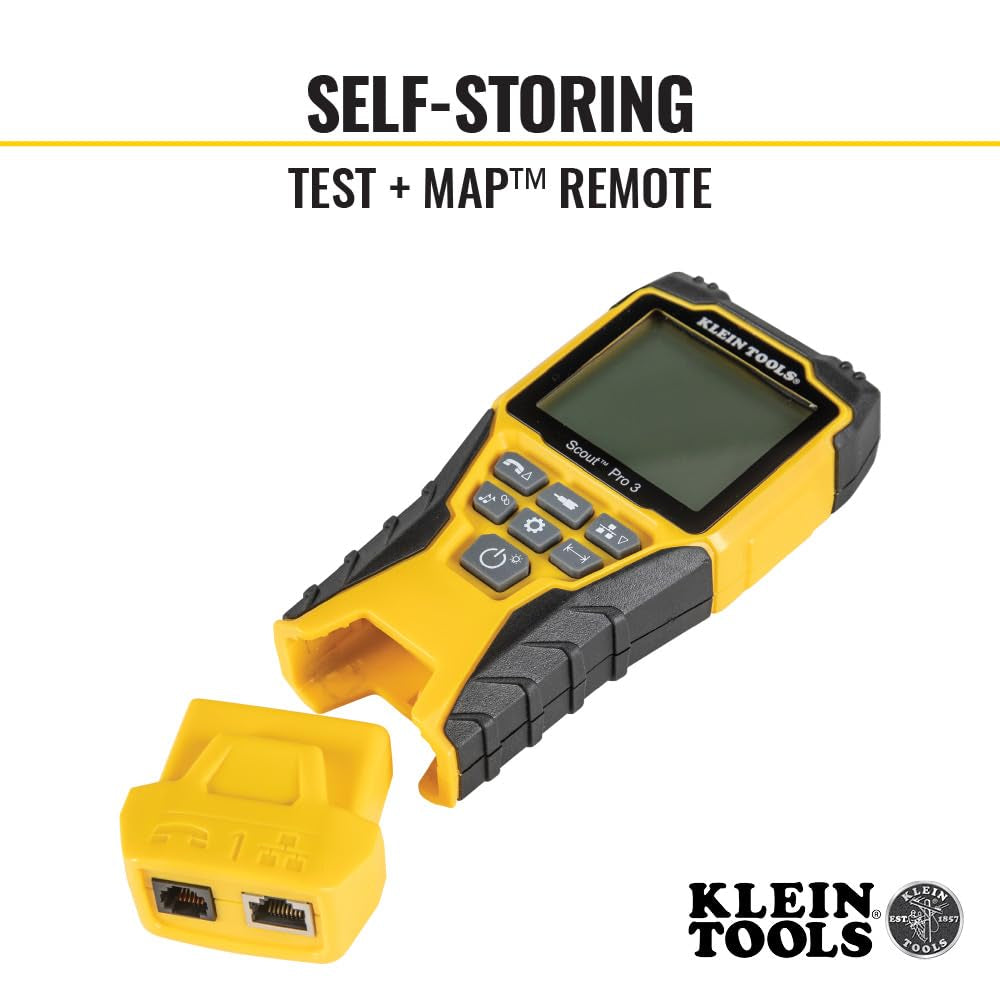 VDV501-851 Cable Tester Kit with Scout Pro 3 for Ethernet / Data, Coax / Video and Phone Cables, 5 Locator Remotes