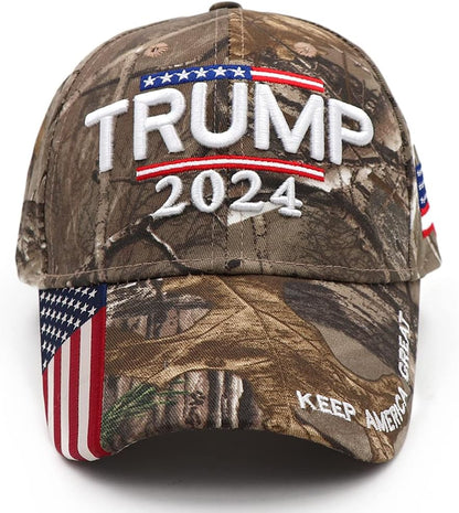 MAGA Hat Trump Hat Trump Merchandise Trump 2024 Make America Great Again Hat Donald Trump Slogan USA Flag Baseball Cap